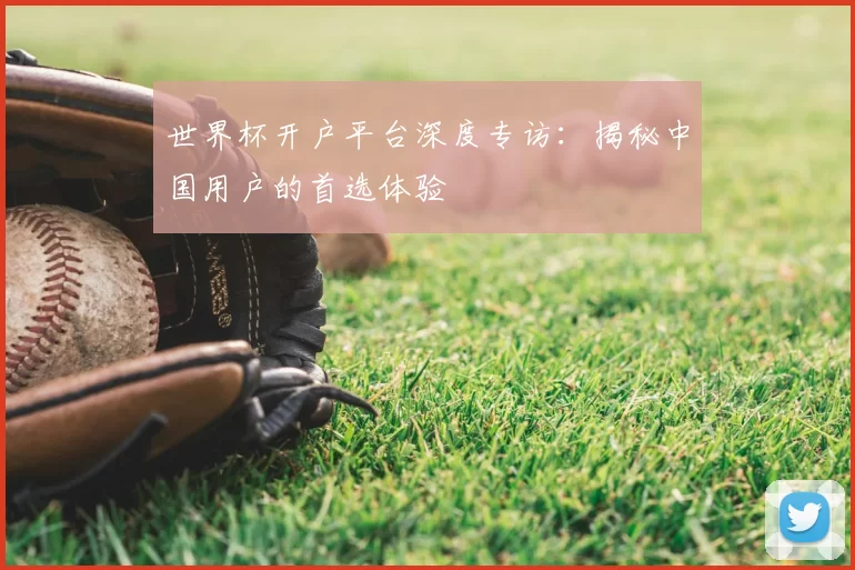 世界杯开户平台深度专访：揭秘中国用户的首选体验