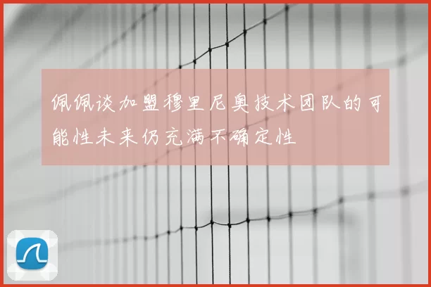 佩佩谈加盟穆里尼奥技术团队的可能性未来仍充满不确定性