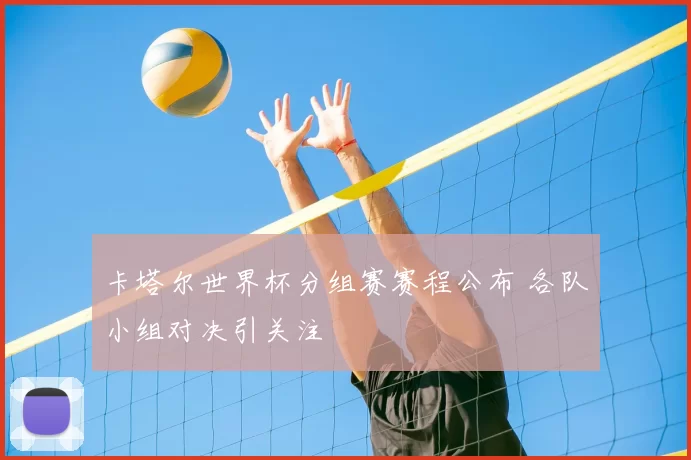 卡塔尔世界杯分组赛赛程公布 各队小组对决引关注